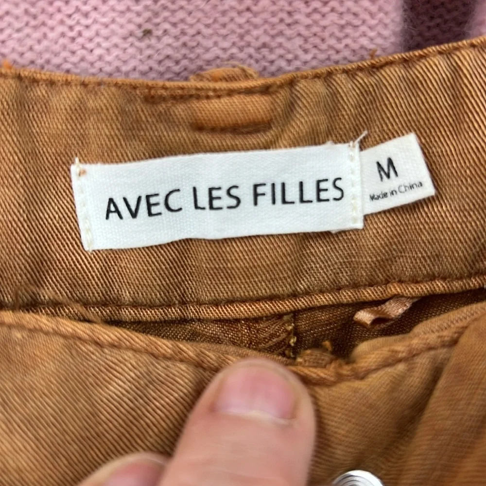 VEC LES FILLES high-rise cargo jogger pants M